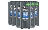 Dove Men+Care Duschgel 6er Pack für Körper und Gesicht Cool Fresh mit frischem natürlichem Duft (6 x 250 ml )