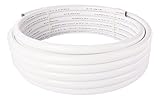 WIROFLEX® 10 m Aluverbundrohr | Aluminium Mehrschichtverbundrohr | PE-RT MV-Rohr | 16 x 2 mm | DVGW-zertifiziert | Heizung | Wasser | Flexibel | für Schraub-, Steck- & Pressfittings | 26001 5