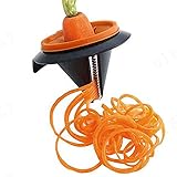 LUOHONG Hand für Gemüsespaghetti, 4 in 1 Spiralschneider Gemüse,Spiralschneider, Küchenreibe Gemüsereibe Krauthobel für Gemüse Obst und Käse (B)