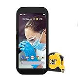 CAT S42 H+ Edition - Robustes Outdoor Smartphone mit Silberpartikel gegen Bakterien & Keime (13.97cm (5.5 Zoll) HD+ Display, 32 GB, 3GB RAM, Dual-SIM, Stoß- und Wasserdicht inkl. CAT-Maßband, schw