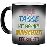 PR Print Royal Tasse mit Text selbst gestalten - Magic-Mug, Geburtstagsgeschenk, Heiratsantrag, Weihnachten - Zaubertasse Keramik Matt, 300 ml I Personalisiert, Motiv für Linkshänder sichtb