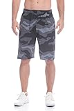 Reebok Mens Active Running Short and Drawstring Shorts - Midnight Black, S