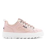 FILA Damen Disruptor Court Sneaker, Pink/Marineblau/Rot, 41 EU