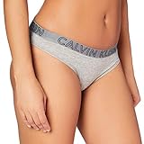 Calvin Klein Damen Bikini Bikinislip, Grau (Grey Heather 020), 38 (Herstellergröße: M)