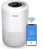 LEVOIT Luftreiniger H13 HEPA Filter für Allergiker, Luftfilter gegen 99,97% von Staub Pollen Gerüche, CADR 170m³/h bis zu 35㎡ Raucherzimmer, Air Purifier Schlafmodus Nachtlicht Timer, App Steuerung