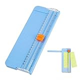 Mini Papierschneider Schneidemaschine Kleine Papierschneidemaschine Papierschneidegerät Mini Hebelschneider Kleine Guillotine Schneidemaschine Präzisen Schneiden von Papier A5 Papierschneider B