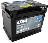 Exide EA640 Premium Carbon Boost Autobatterie 12V 640A 64