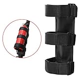 Luxiv Feuerlöscher Halterung für Jeep, Drittanbieter Zubehör für Jeep Wrangler Feuerlöscher Halter Rollbar Feuerlöscher Gurt für Jeep Wrangler CJ, YJ, TJ, LJ, JK, JKU, JL, JLU