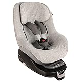 Maxi-Cosi Pearl Bezug Kindersitz von UKJE Auch für 2Way Pearl und Pearl Pro Grau Rippstoff Schweißabsorbierend und weich für Ihr Kind Öko-Tex 100 Baumwolle Recycelb