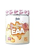 EAA Pulver 'Yum Yum' | Hochwertige EAAs Aminosäuren Komplex Hochdosiert – Amino 450 g (EAA- Sweet Peech)
