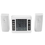 Kühlschrank Thermometer Wireless LCD Digital Freezer Thermometer mit akustischen Alarm Zurück Magnetische für Home/Küche / Bü