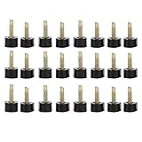 High Heel Tip, Fersenplatten Reparatur Heel Dowels Protector 24Pcs Heel Dowels Protector Für Rennen, Hochzeiten, formelle Anlässe(9x9mm)