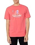 LRG Herren Tee T-Shirt, Take a Hike Coral, Groß