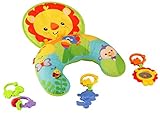 Fisher-Price Y6593 - Spielkissen, Baby Spielzeug mit abnehmbaren Beißringen, Babyausstattung ab der Geb