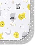 FlyIdeas Next to Me Beistellbett Spannbettlaken 2 Teile Set 83x50 cm | Perfekt fur Das Beistellbetten Chicco Next2me, IORA, Kinderkraft UNO Reine Baumwolle Oeko-TEX Zertif Made in EU