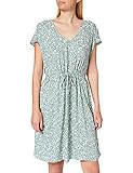 TOM TAILOR Denim Damen 1024957 Basic Kleid, Mineral Blue Flower (26501), L