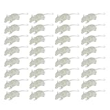 Halloween-Fälschungs-Rat im Dunkeln leuchten Ratte Luminous Realistische Maus Witz-Streich-Spielzeug for Halloween-Party-Dekoration Supplies zcaqtajro (Color : Green 100pcs)