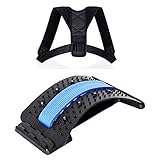 goFun Rückenstreckungsgerät und * Rückengurt als Geschenk *.Rückendehner mit Akupunktur-Massage-Punkten, Rückendehner Rückenstrecker Rückenmassage Rückendehner Neckshap