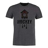 Scallywag® Eishockey T-Shirt Time for Hockey Alex Weiß #43 I Größen S - 3XL I A BRAYCE® Collaboration (offizielle Alexander Weiss #43 Collection) (XL, dunkelgrau)
