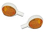 SET 2x Blinker für Simson Schwalbe KR51 Lenkerblinkleuchte 8580.26, kpl. (incl. 6V Soffitte)