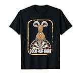 Bock auf Dart Dartscheibe Dartpfeil Ein Ziegenbock Dartspiel T-S
