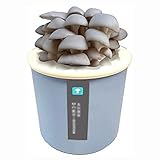 HHFZH mushroom growing kit indoor magic mushrooms plants all year round spores oyster grow your own shiitake bonsai Including basin (Pleurotus ostreatus) b