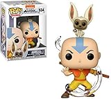 Pop Avatar Aang with Momo Vinyl Fig