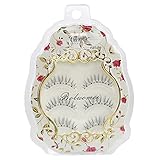 JUANJUAN Künstliche Wimpern Japanische Art Gefälschte Wimpern 3D Handgefertigte Clustered Falsche Wimpern Weiche Schlanke Künstliche Wimpern Natürliches Augen-Make-up, 2 Arten(Size:11.5mm)