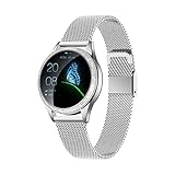 KW20 Smartwatch Damen IP68 Wasserdicht Uhr Herzfrequenz Bluetooth Armbanduhr Damen Armband 2019 Damenuhr VS KW10 Smartwatch.(C)(B)