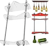 Glasschneider für Flaschen,Biluer 2PCS Flaschenschneider Kit Glasflaschenschneider Glasflasche Schneidewekzeug Glasschneider für Weinflasche DIY Mit Zubehör Tool Kit für Home Bar Dek