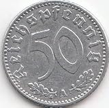 Generisch Deutsches Reich Jägernr: 372 1940 A sehr schön Aluminium sehr schön 1940 50 Reichspfennig (Münzen für Sammler)
