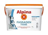 Alpina 10 L Fassaden Farbe weiße matte Fassadenfarbe mit Fülleffekt W