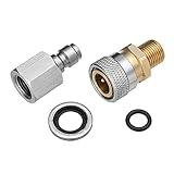 EsportsMJJ Klein 8 Zoll BSP Quick Release Coupler Fittings Charging Adapter Kit für Luftgewehr-PC