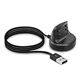 kwmobile USB Kabel kompatibel mit Samsung Gear Fit2 / Gear Fit 2 Pro - Ladekabel in Schwarz - Fitnesstracker Ersatzkab