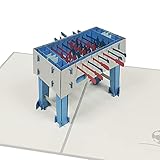 Kicker Pop Up Karte Grußkarte Glückwunsch Geburtstag Party Feier Fußball Sport Geburtstagskarte Glückwunschkarte - Tischkicker 026