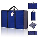 Berri BASICS Oxford Große Reisetaschen, Wäschespeicher, Einkaufstasche mit doppeltem wiederverwendbaren Reißverschluss, B