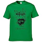 Astemdhj T-Shirt Kurzarm Breaking Bad T-Shirts Männer Männer Cool Tops Kurzarm Baumwolle XL Grü