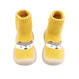 Kleinkind Schuhe Babyschuhe Mädchen Jungen Bodensocken Lauflernschuhe Indoor Sockenschuhe Rutschfest krabbelschuhe Cartoon Kinder Schuhe Herbst Winter Warm Baby