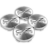 ZYstyle Autozubehör Radnabenkappen Dekorieren 4 stücke 60mm oz Racing Auto Rad Center Hub Caps 56mm Emblem Aufkleber Aufkleber für BMW Audi Ford Kia VW Auto Dekoration Zubehör Raddek