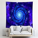 YYRAIN Böhmischer Druck Lila Mandala Wandbehang Home Wandkunst Dekoration Tapisserie Bar Bankett Korridor Trend Dekoration Tuch 130x150