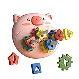 BSTCAR Stapel Spielzeug für Baby, Montessori Spielzeug Formen Stapelspielzeug Sortierspiel Baby Spielzeug Lernspielzeug ab 1 2 3 4 5 J