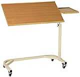 Robuster XXL Betttisch / fahrbarer Laptoptisch neigungs und höhenverstellbar auch für die professionelle Pfleg