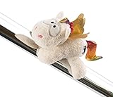 NICI 47373 Rainbow Yang 12cm – MagNICI Einhorn Theodor&Friends – Stofftiere & Kuscheltiere mit Magnet – Magnettiere für Kühlschrank, Tafel, Metall & vieles mehr, weiß/bunt,