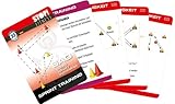 STOP! Fitness | Sprint Training (Cones) | Trainingskarten Übungskarten, deutsche Version, Kartengröße 66 x 100 mm mit Kunststoffbox - SAQ S