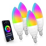 Maxcio Smart Lampe E27 E14 Neu (E14 4Packs)