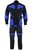 German Wear 2-teiler Motorradkombi Cordura Textilien Motorradjacke + Motorradhose, 60/4XL, B