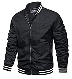 Bomberjacke Herren Sommer Fliegerjacke Bundeswehr Übergangsjacke Männer Militär Pilotenjacke Baumwolle Arbeitsjacke Leicht USA Bomber Jacke Pilot Windjacke Outdoor Taktische Herbstjacke Schw