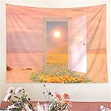 YYRAIN Nordic Polyester Bedrucktes Hängendes Tuch Modernes Zuhause Wohnzimmer Schlafzimmer Wandkunst Dekoration Wandbehang Multifunktionale Strandtuch Tischdecke 59x39 Inch{W150xH100cm}
