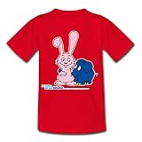 Spreadshirt Die Sendung Mit Der Maus Kleiner Elefant Und Hase Kinder T-Shirt, 98-104, R