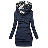 MEIYIKELO Pulli Damen - Kapuzenpullover Damen Crop Hoodie lässige Kleidung Tochter B